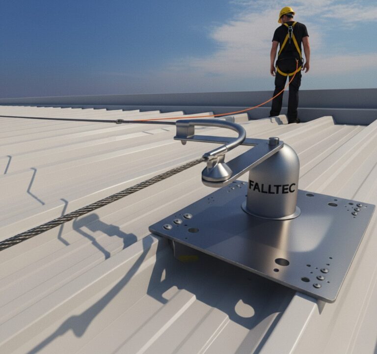 System asekuracyjny na dach