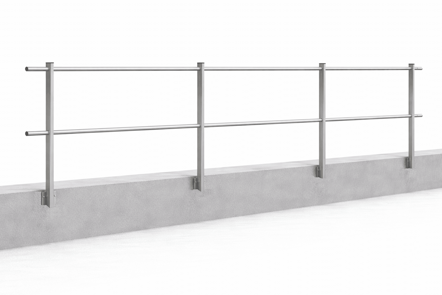 Barierki mocowane do attyki