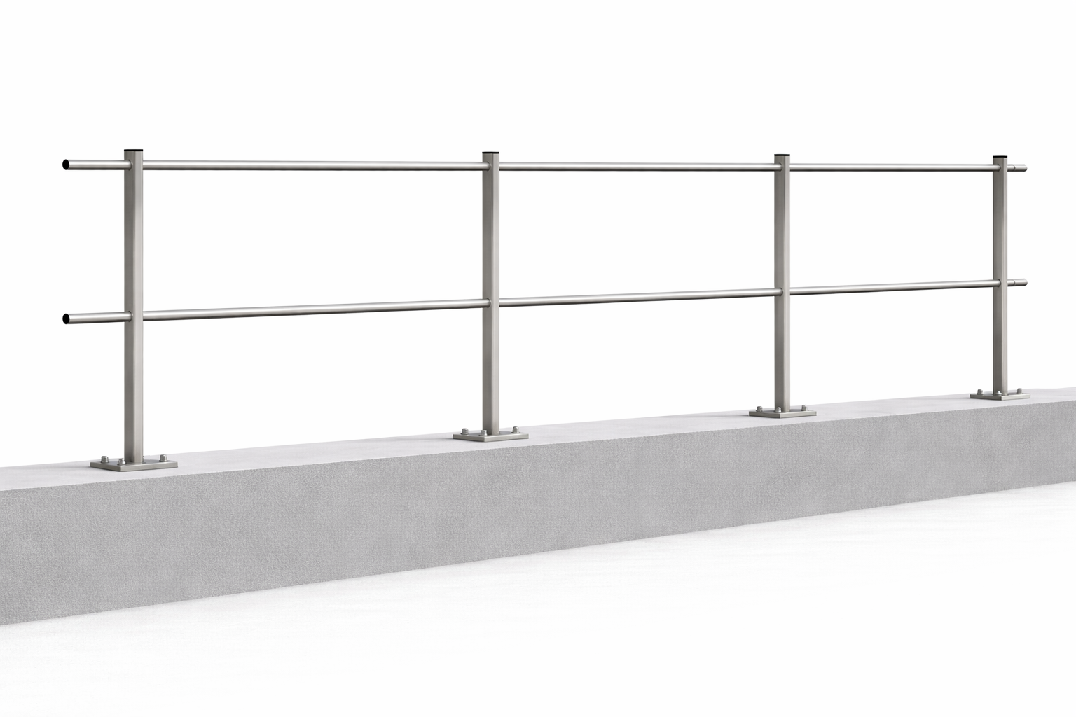 Barierki mocowane od góry attyki